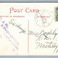 NEWTON NJ METHODIST CHURCH ANTIQUE POSTCARD LAFAYETTE POST OFFICE STAMP