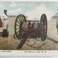 SHOOTING THE LIFE LINE AT ATLANTIC CITY N.J. 1907 ANTIQUE POSTCARD