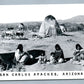 AMERICAN INDIAN SAN CARLOS APACHES ARIZONA VINTAGE REAL PHOTO POSTCARD RPPC