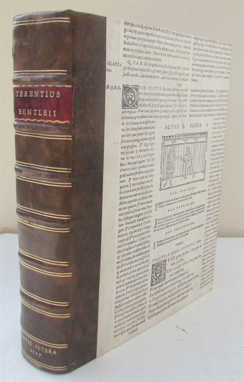 BENTLEY'S TERENCE 1727 antique TERENTIUS AFER PUBLIUS COMOEDIAE Classic Comedies