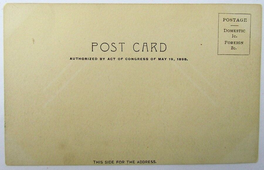 ANTIQUE UNDIVIDED POSTCARD - MOGUL EGYPTIAN CIGARETTES ADVERTISING