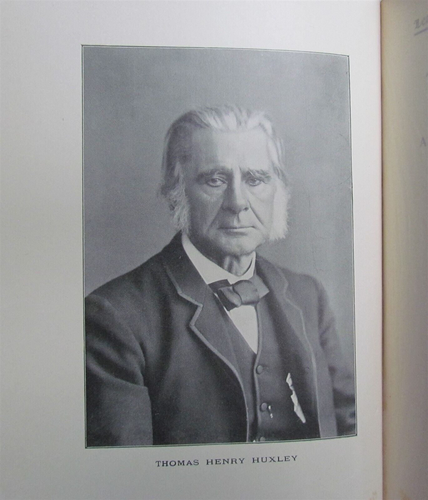 1900 THOMAS HENRY HUXLEY SKETCH OF HIS LIFE & WORK P. CHALMERS MITCHELL antique