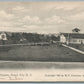 OCEAN CITY NJ AUDITORIUM SQUARE ANTIQUE POSTCARD