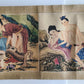 1920s CHINESE EROTIC SCROLL HAND PAINTED vintage SHUNGA 10 by 123"