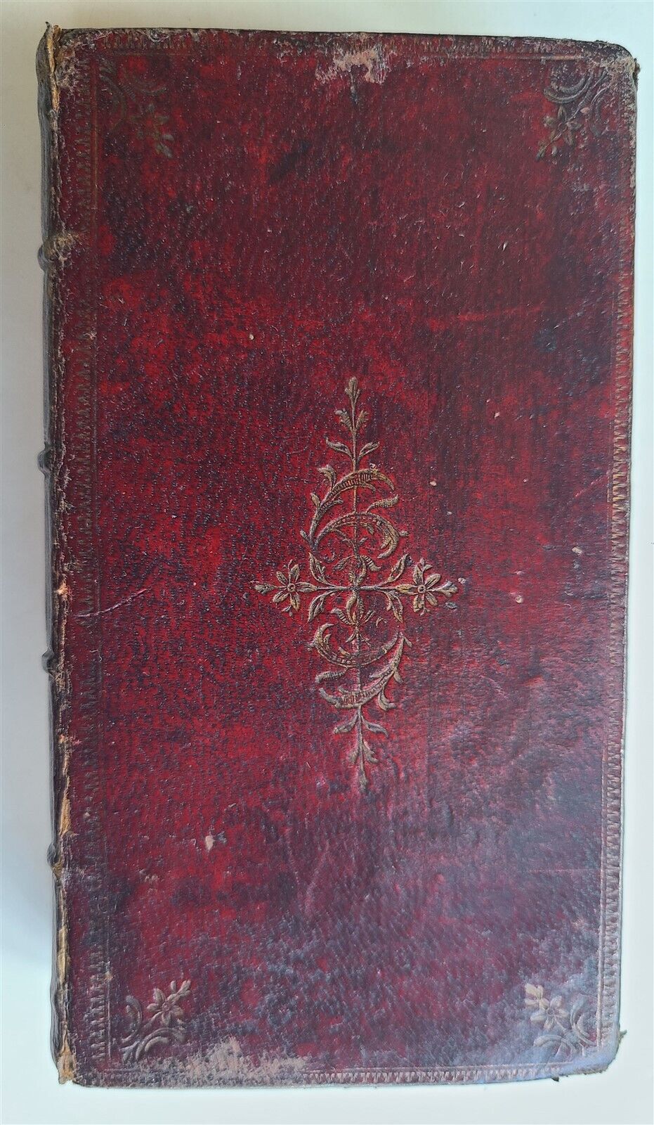 1777 BOOK OF COMMON PRAYER & PSALTER ENGLISH ANTIQUE Cambridge ORIGINAL MOROCCO