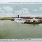 VINTAGE 1925 POSTCARD WATER FRONT PIERS 7 & 8 CRISTOBAL CANAL ZONE CANCEL PANAMA