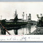 RHINELANDER WI WISCONSIN RIVER & PAPER MILLS ANTIQUE POSTCARD