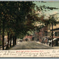 TICONDERAGO NY SOUTH MAIN STREET ANTIQUE POSTCARD