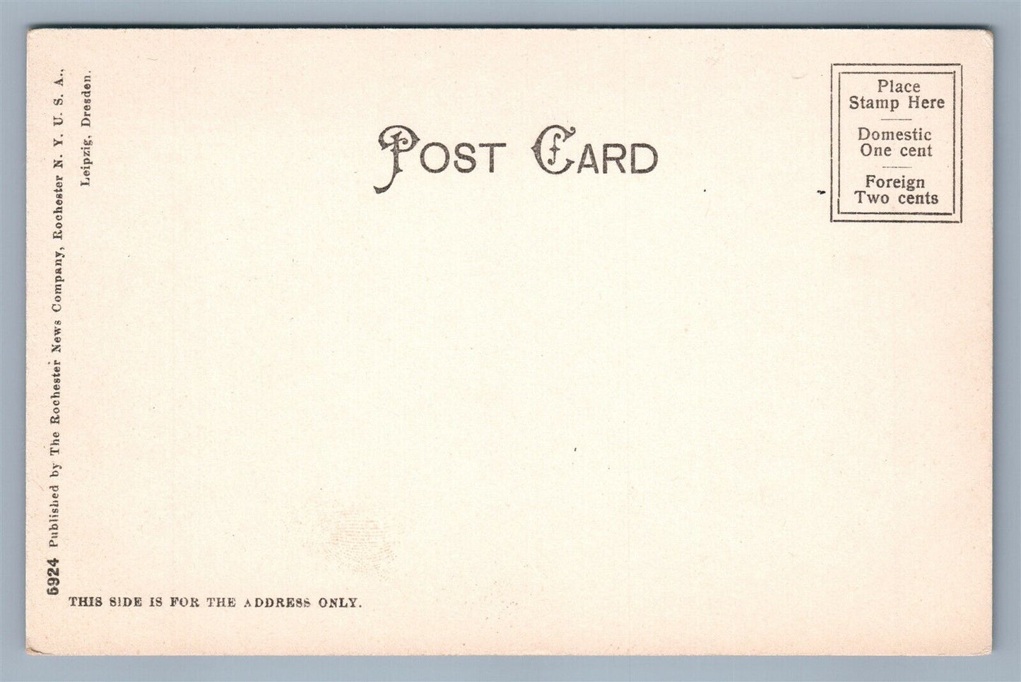 OLEAN NY UNION STREET ANTIQUE POSTCARD