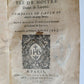 1599 L'HISTOIRE MEMORABLE DE NOSTRE DAME DE LORETTE antique VELLUM in French