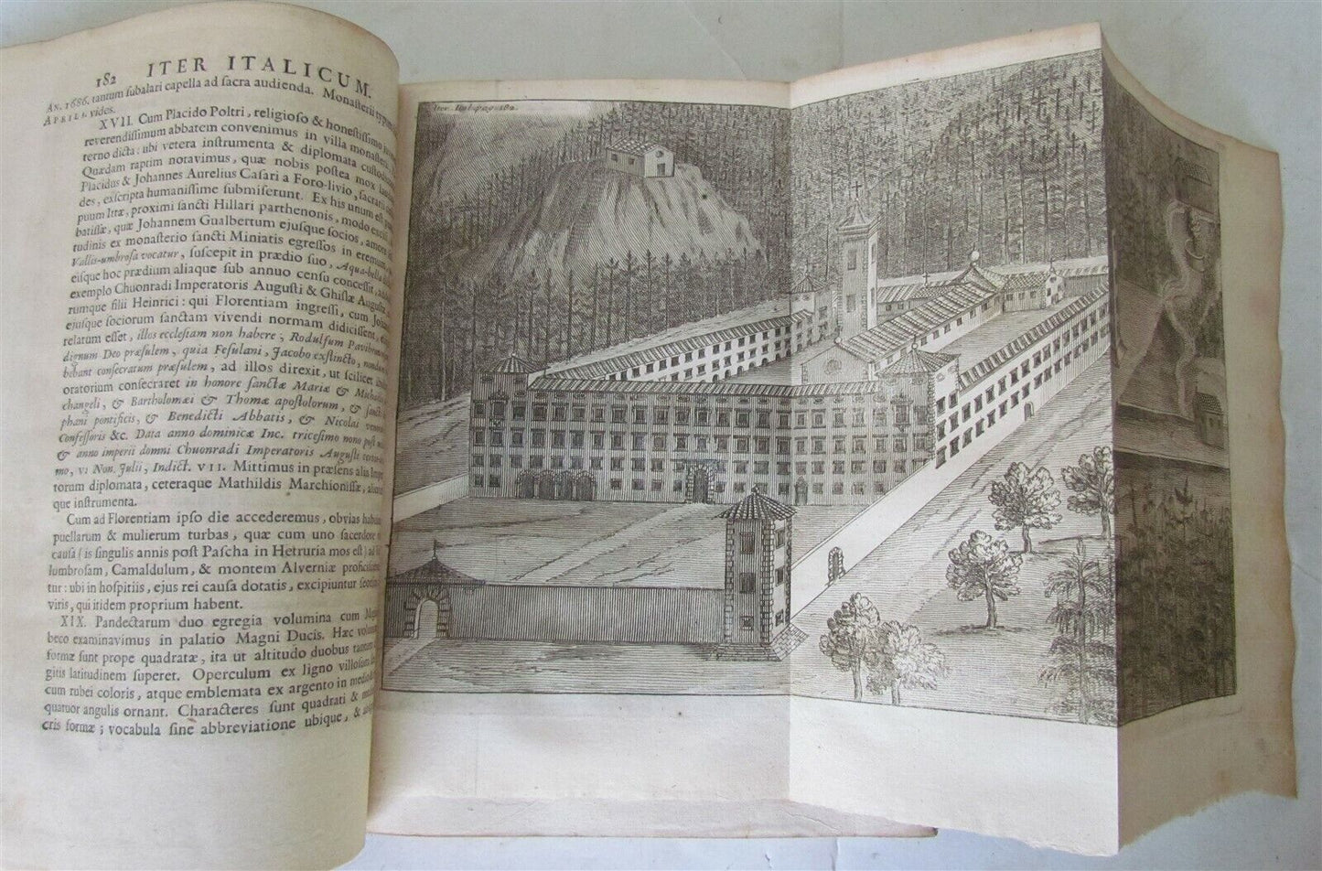 1724 MUSEUM ITALICUM antique ILLUSTRATED w/ ENGRAVINGS