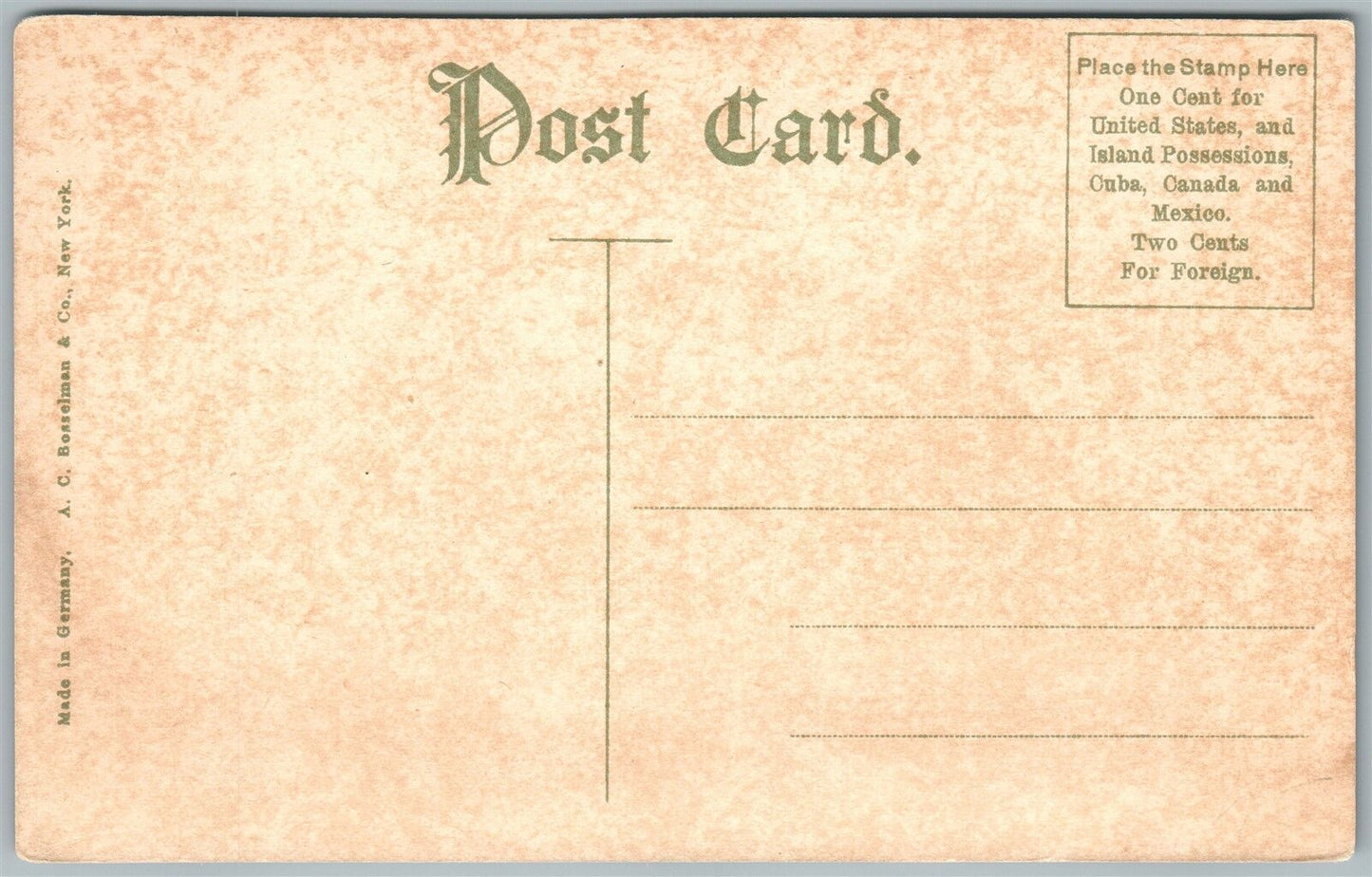 VINIMONT PA PARK MANSION ANTIQUE POSTCARD