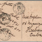 BRAZIL MACEIO LEVADA ANTIQUE POSTCARD w/ STAMPS