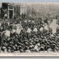 KING EDWARD VII of ENGLAND FUNERALS w/ KING GEORGE V ANTIQUE BRITISH POSTCARD