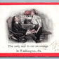 WASHINGTON PA ANTIQUE POSTCARD ORANGE EATING