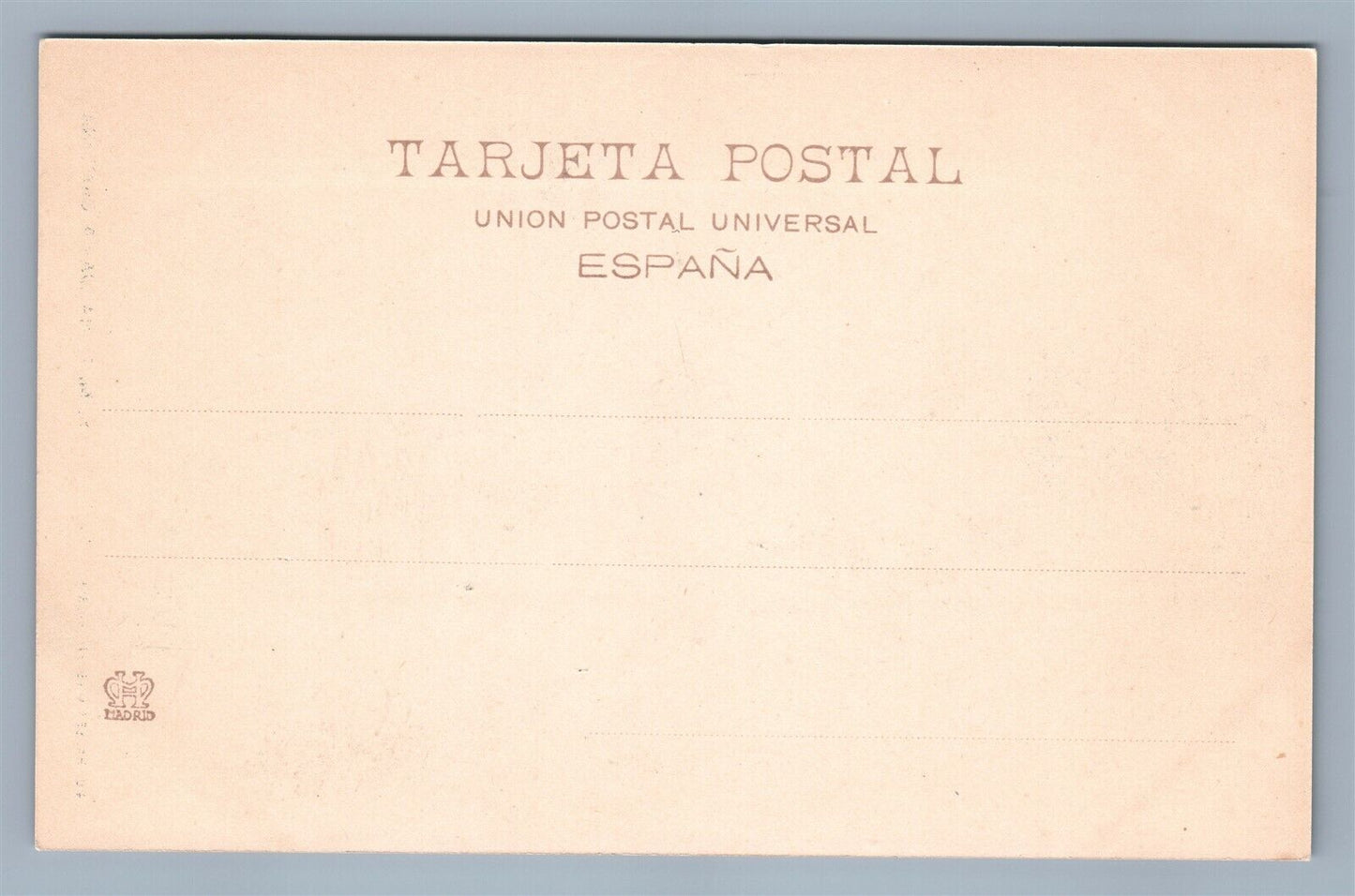 S.M. DONA MARIA CRISTINA ANTIQUE POSTCARD Spanish royalty MADRID SPAIN
