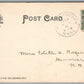 BELCHERTOWN MA PARK VIEW HOTEL ANTIQUE POSTCARD