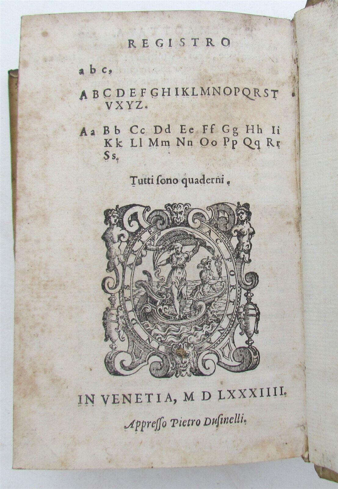 1584 Lettioni Sopra Dogmi by Francesco Panigarola ANTIQUE 16th CENTURY vellum