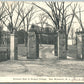 NEW BRUNSWICK NJ RUTGERS COLLEGE ENTRANCE 1907 ANTIQUE POSTCARD