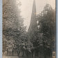MUNCY PA ST. JAMES CHURCH ANTIQUE REAL PHOTO POSTCARD RPPC