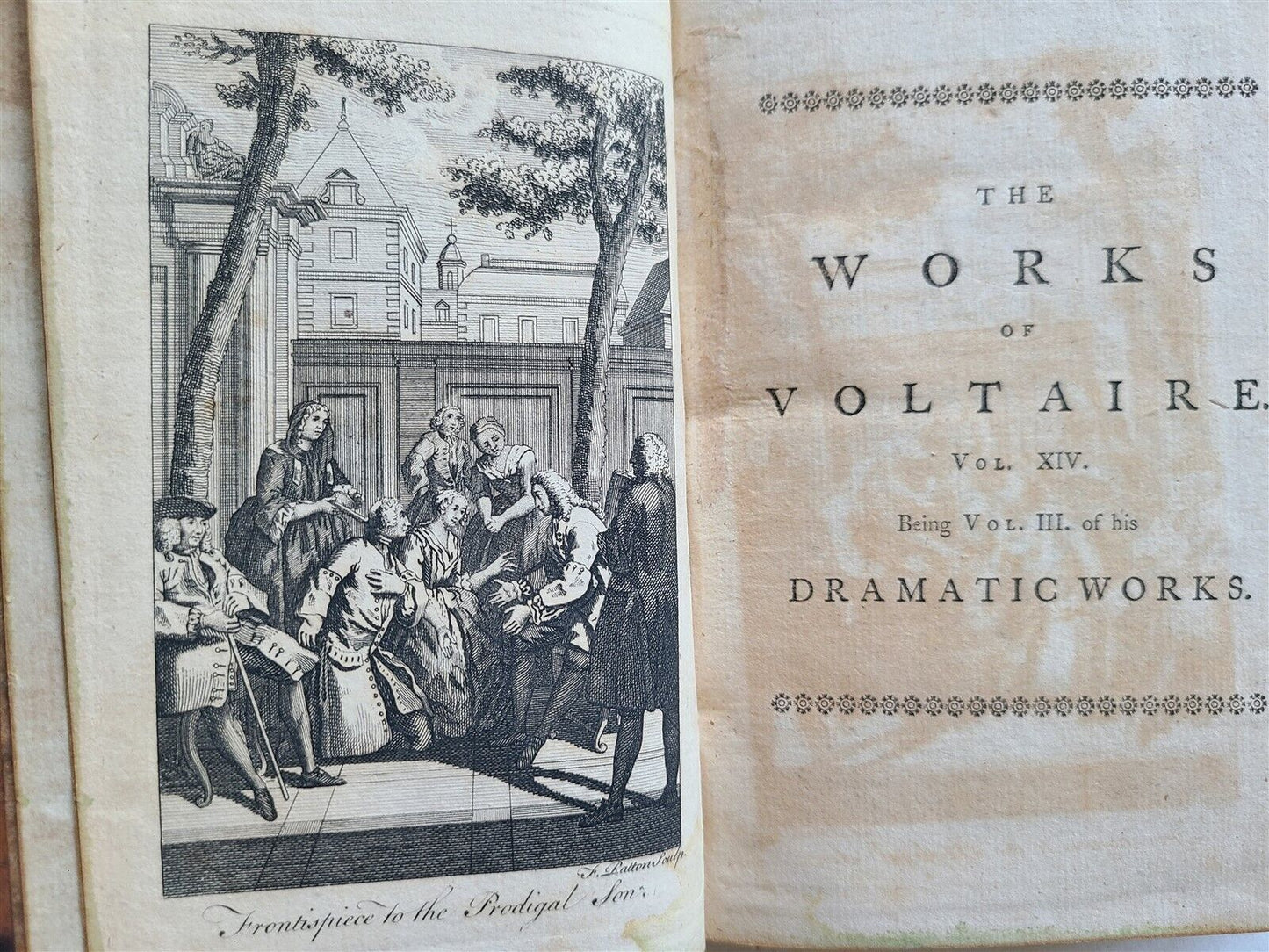 1761 - 1769 VOLTAIRE WORKS antique 31 VOLUMES in ENGLISH