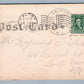 FAIRMOUNT NJ PRESBYTERIAN CHURCH ANTIQUE POSTCARD