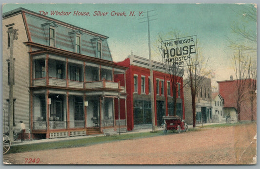 SILVER CREEK NY WINDSOR HOUSE ANTIQUE POSTCARD