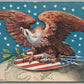 AMERICAN EAGLE PATRIOTIC ANTIQUE POSTCARD by P.SANDER NY