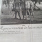 1719 CHARLES VI INAGUARATION LARGE FOLIO ILLUSTRATED w/ FOLD OUT PLATES antique