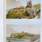 1889 ENGLISH SCENERY 120 COLOR CHROMO VIEWS ILLUSTRATED antique