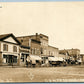 CENTREVILLE MI MAIN STREET ANTIQUE REAL PHOTO POSTCARD RPPC