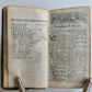 1737 BIBLE in GERMAN NEW TESTAMENT & AMBROSIUS LOBWASSER PSALTER antique RARE