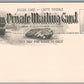DUXBURY MA MYLES STANDISH HOUSE ANTIQUE POSTCARD PRIVATE MAILING CARD