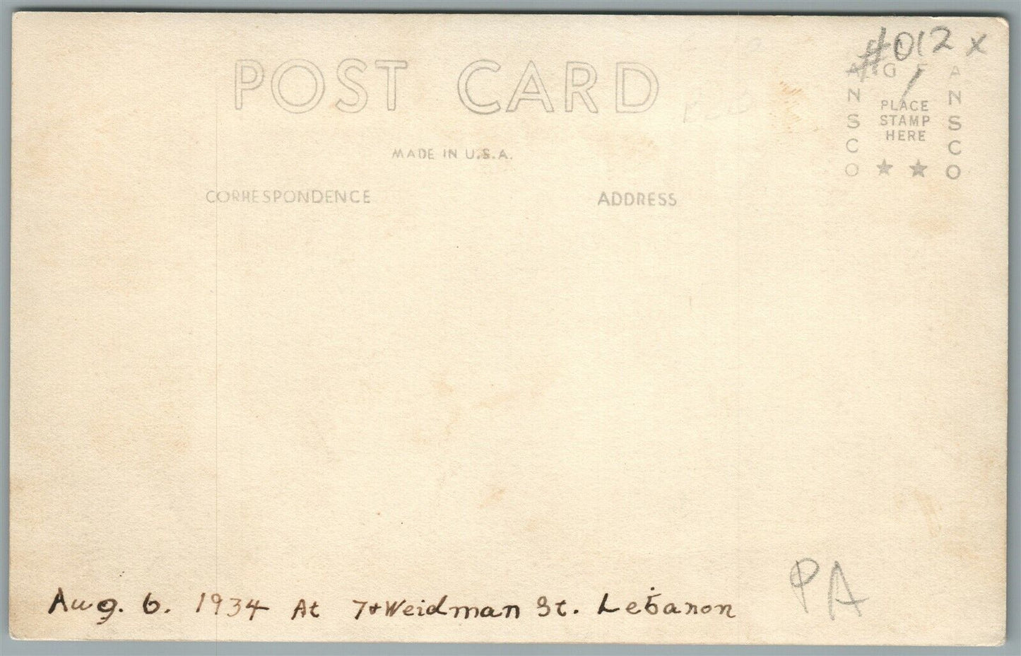 LOYSVILLE PA TRESSLER ORPHAN'S HOME MUSIC BAND ANTIQUE REAL PHOTO POSTCARD RPPC