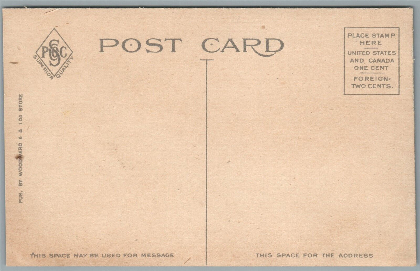 BRISTOL PA JEFFERSON AVENUE ANTIQUE POSTCARD