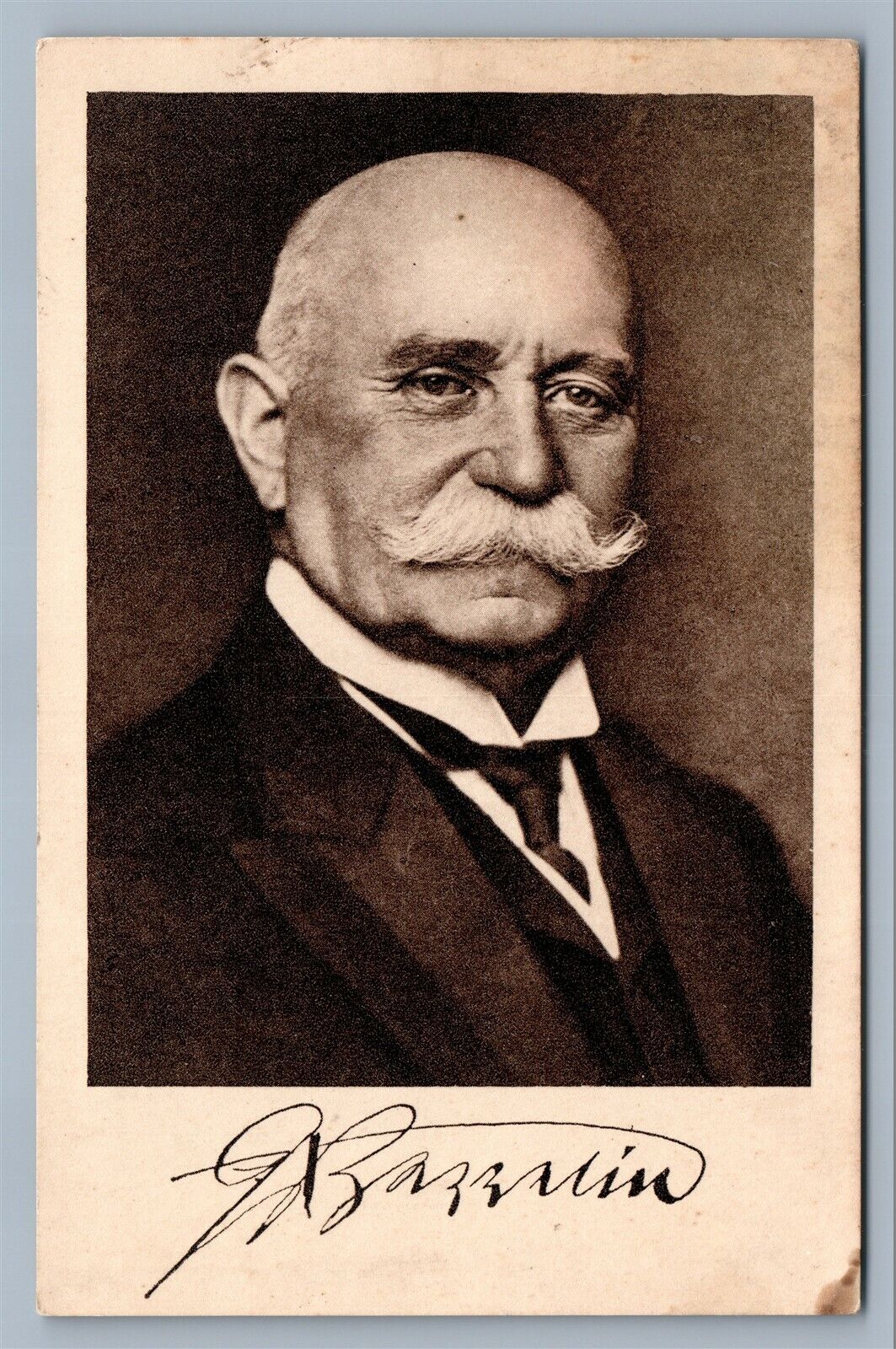 FERDINAND VON ZEPPELIN GERMAN ANTIQUE POSTCARD