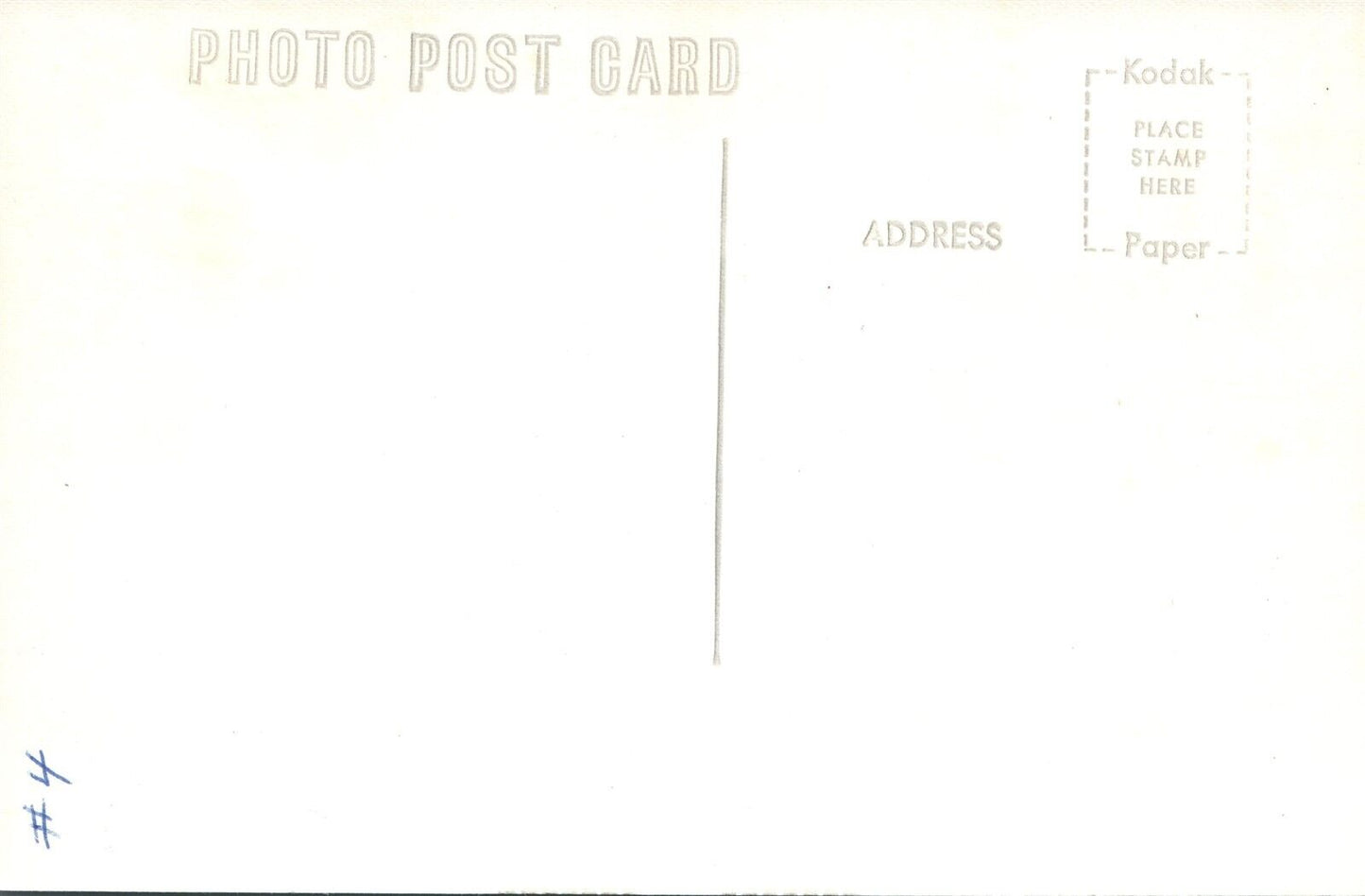 TOWN & COUNTRY PA POST OFFICE VINTAGE REAL PHOTO POSTCARD RPPC