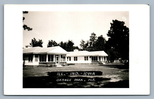 ORANGE PARK FL MOOSEHAVEN RETIREMENT COMMUNITY VINTAGE REAL PHOTO POSTCARD RPPC