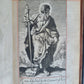 1703 BOOK OF COMMON PRAYER in ENGLISH FULLY ILLUSTRATED ANTIQUE