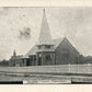 OHSWEKEN ONTARIO CANADA ENGLISH CHURCH ANTIQUE POSTCARD