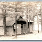 WATERFORD ME PAPOOSE POND CAMP DOUBLE OAK ANTIQUE REAL PHOTO POSTCARD RPPC