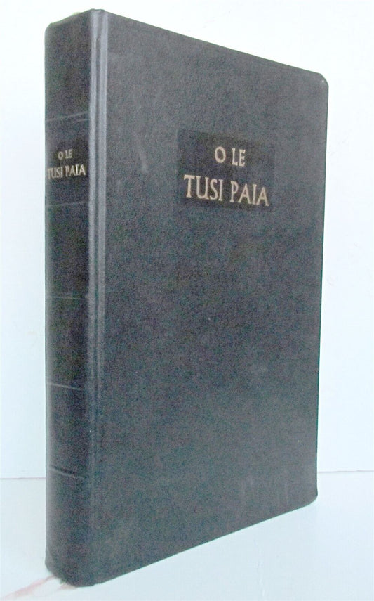 NEW ZEALAND SAMOAN BIBLE O LE TUSI PAIA vintage 1970 w/ MAPS Polynesian language