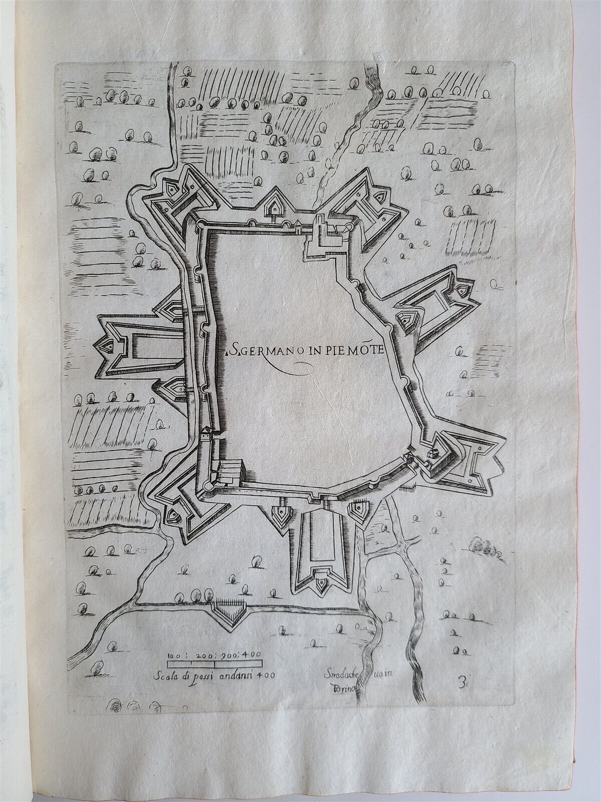 1654 ILLUSTRATED MILITARY FORTIFICATIONS DIFESA ET OFFESA DELLE PIAZZE antique