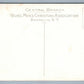 BROOKLYN NY YOUNG MEN'S CHRISTIAN ASSOCIATION DINING ROOM ANTIQUE POSTCARD