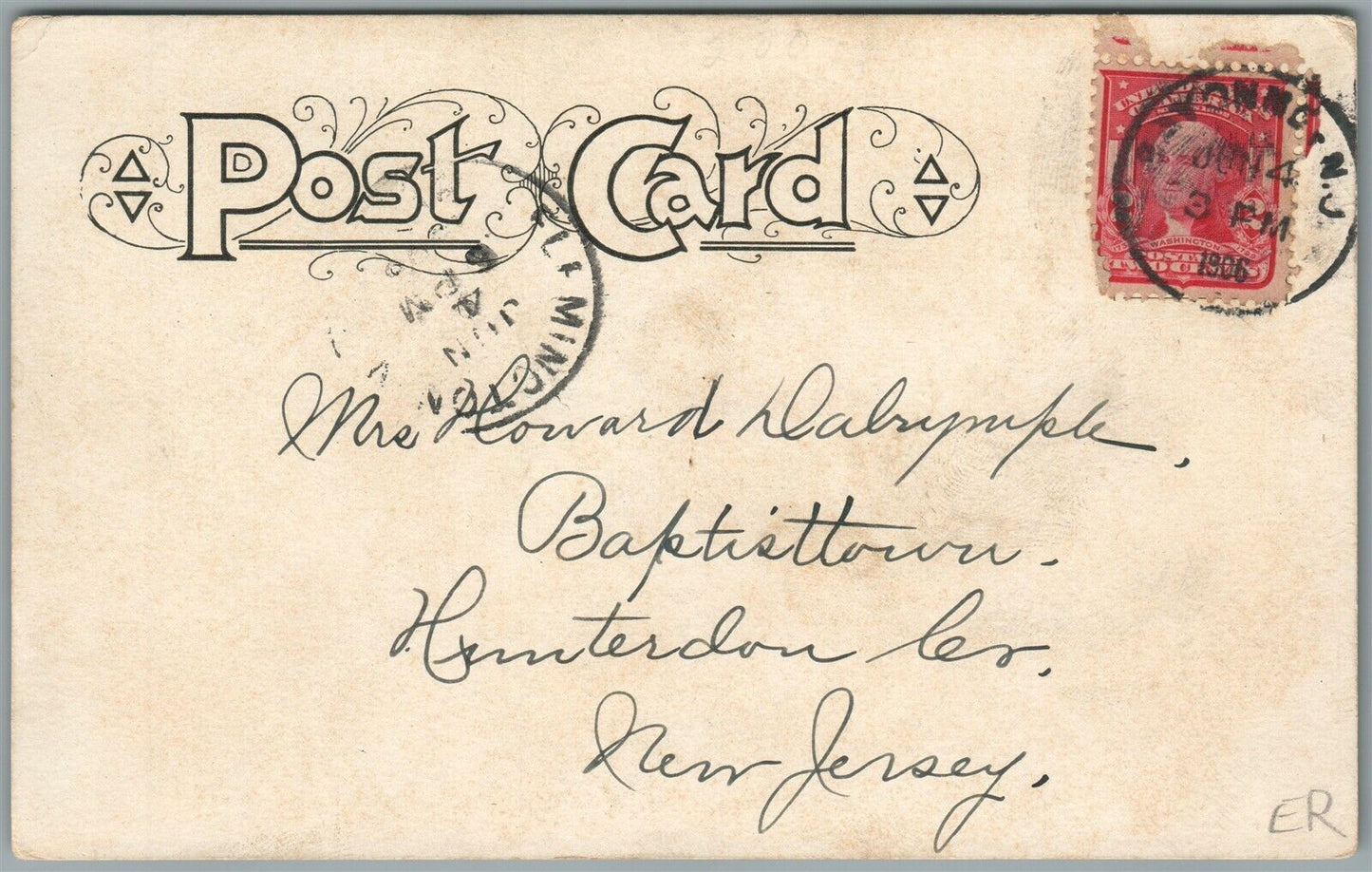 POTTERSVILLE NJ CAMP BRETT ANTIQUE POSTCARD