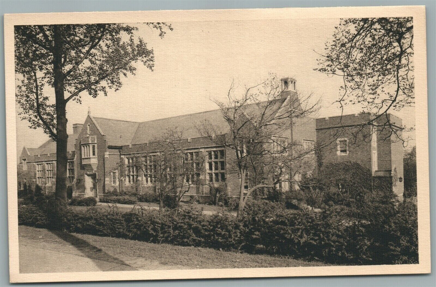 SOUTH ORANGE NJ SOUTH MOUNTAIN SCHOOL VINTAGE POSTCARD