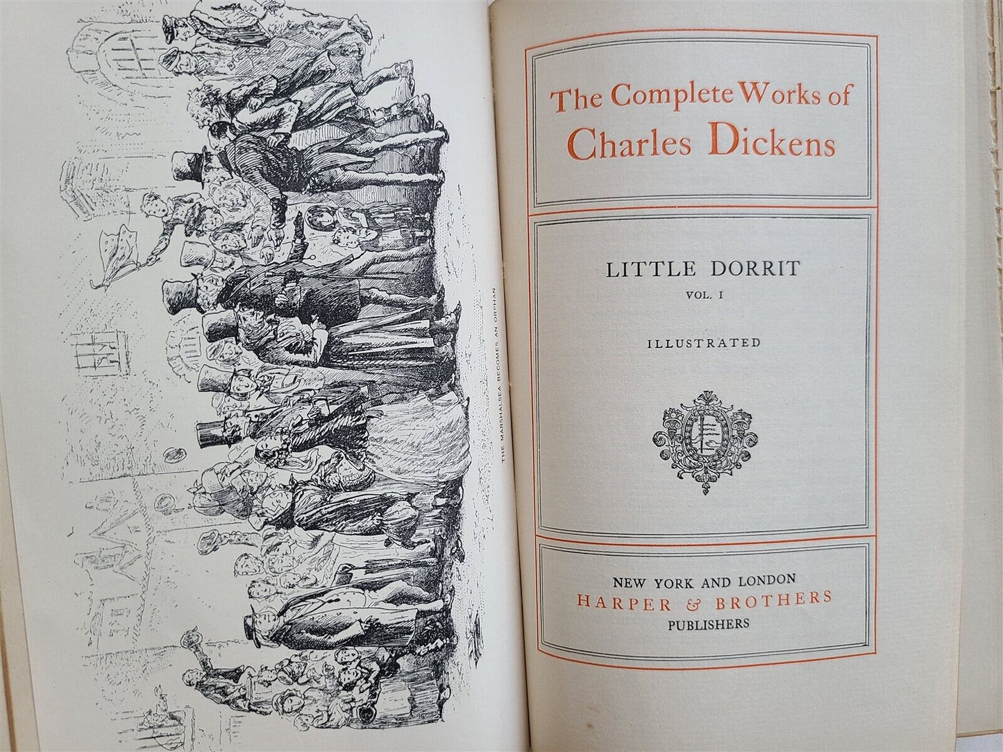 1900 COMPLETE WORKS of CHARLES DICKENS antique 30 VOLUMES in ENGLISH