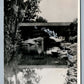 FRENCHTOWN NJ PENNINGTON ISLAND CAMP ANTIQUE REAL PHOTO POSTCARD RPPC