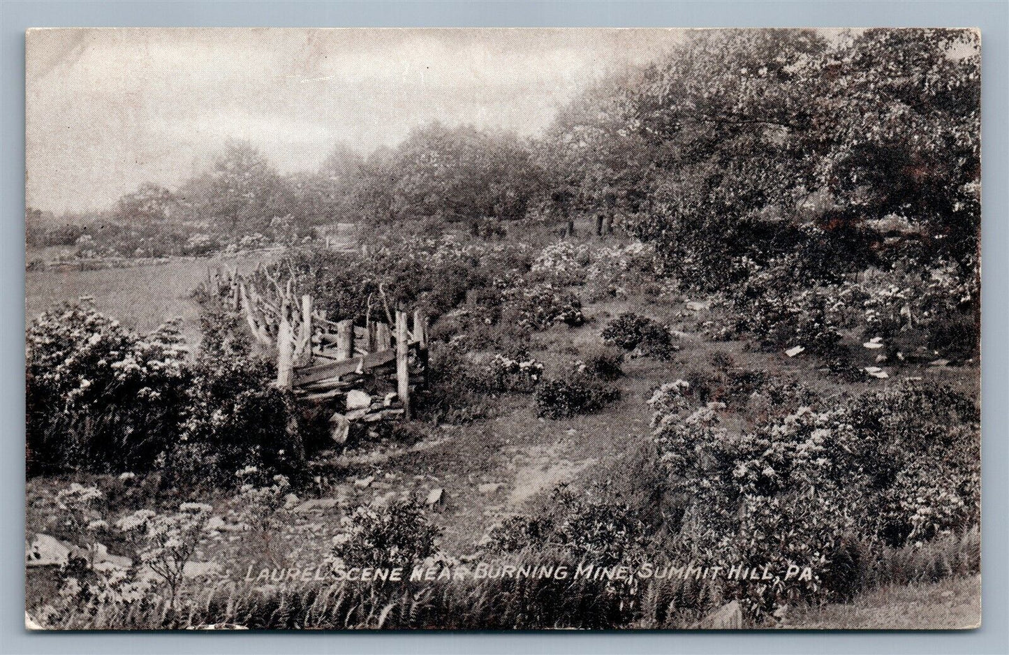 HELLERTOWN PA SAUCON CREEK BRIDGE ANTIQUE POSTCARD