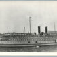 STEAMSHIP BUNKER HILL VINTAGE REAL PHOTO POSTCARD RPPC